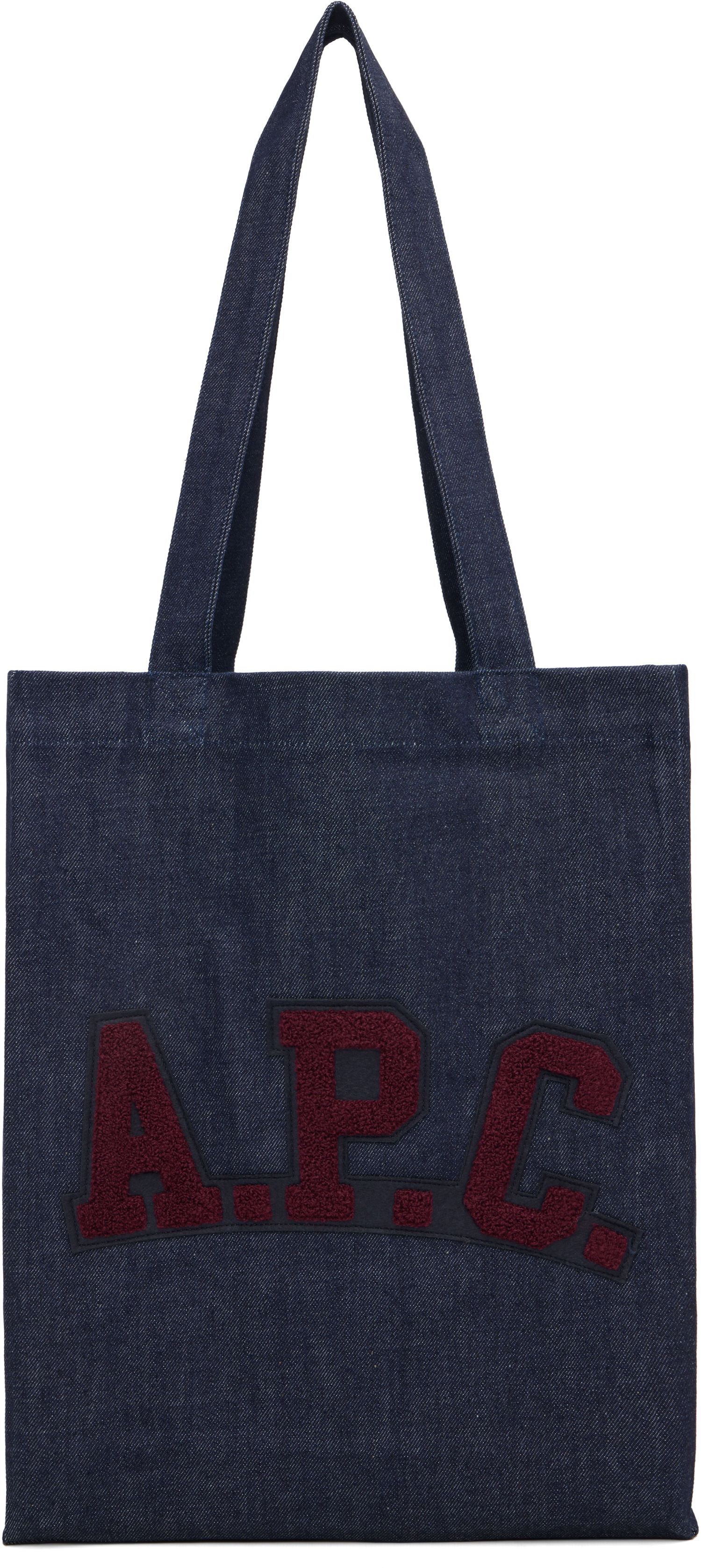 Tote bag A.P.C. A.P.C. Logo Patch Tote Bag Mornarica | COHIZ-M67059, 0