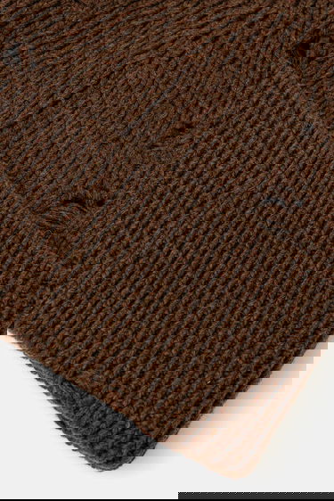 Beanie Maison Margiela MM6 Maison Margiela Logo Patch Beanie Rjava | SH0TB0001 M13138, 4