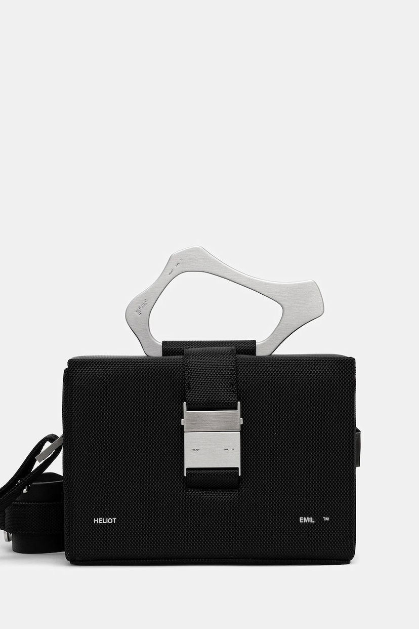 Torbica HELIOT EMIL Heliot Emil Soft Shell Rectangular Bag Črna | SS25.14.036.BLK01.CO