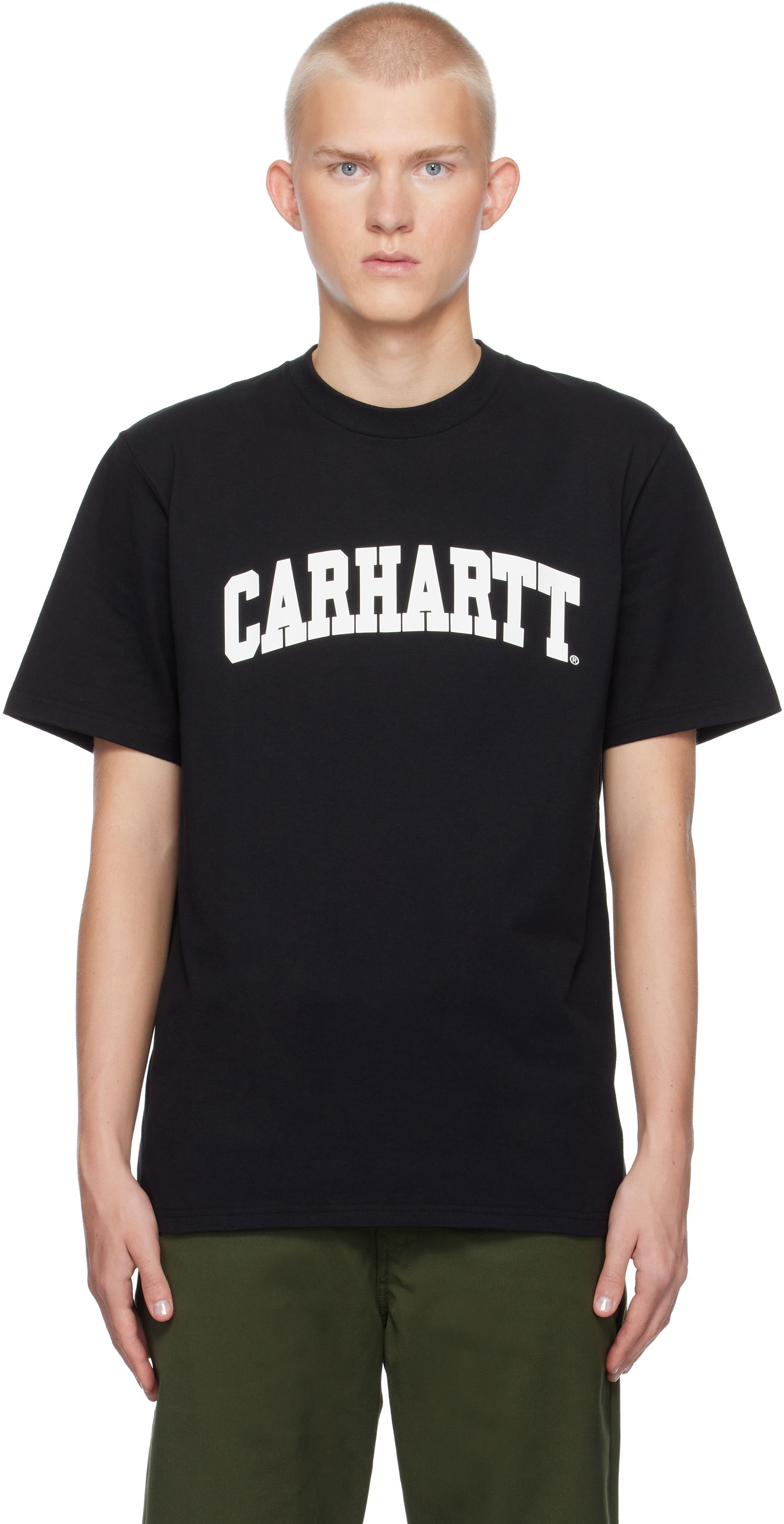 Majica Carhartt WIP Black University T-Shirt Črna | I034851, 0