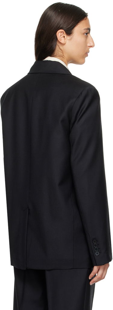 Jakna Loulou de Saison Loulou de Saison Donau Double-Breasted Blazer Črna | NEW DONAU, 2