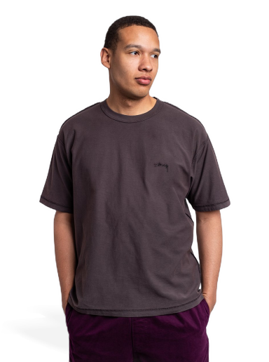 Majica Stüssy Pig. Dyed Inside Out Crew Črna | 1140283