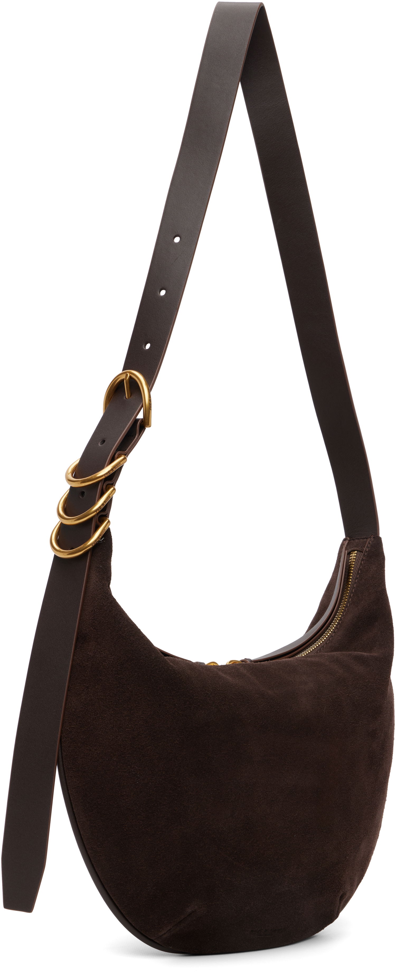 Torba za čez ramo rag & bone rag & bone Mercer Medium Suede Shoulder Bag Rjava | SD100902, 1