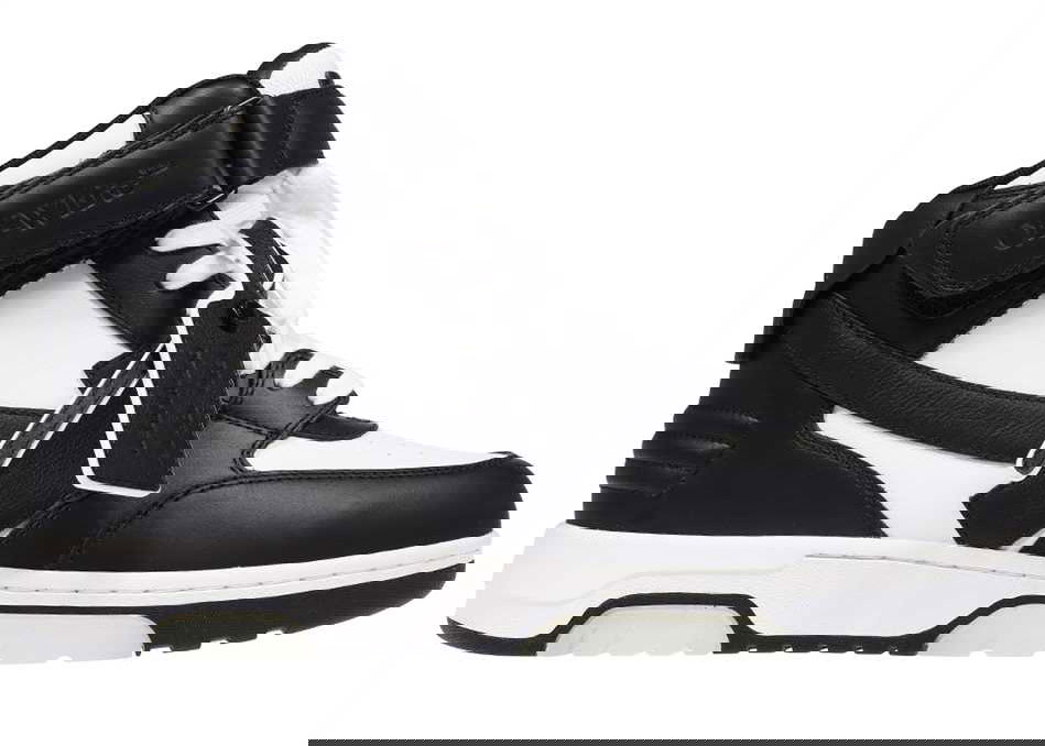 Superge in čevlji Off-White Out Of Office Mid Top "Panda" Črna | OMIA259C99-LEA002-0110, 0