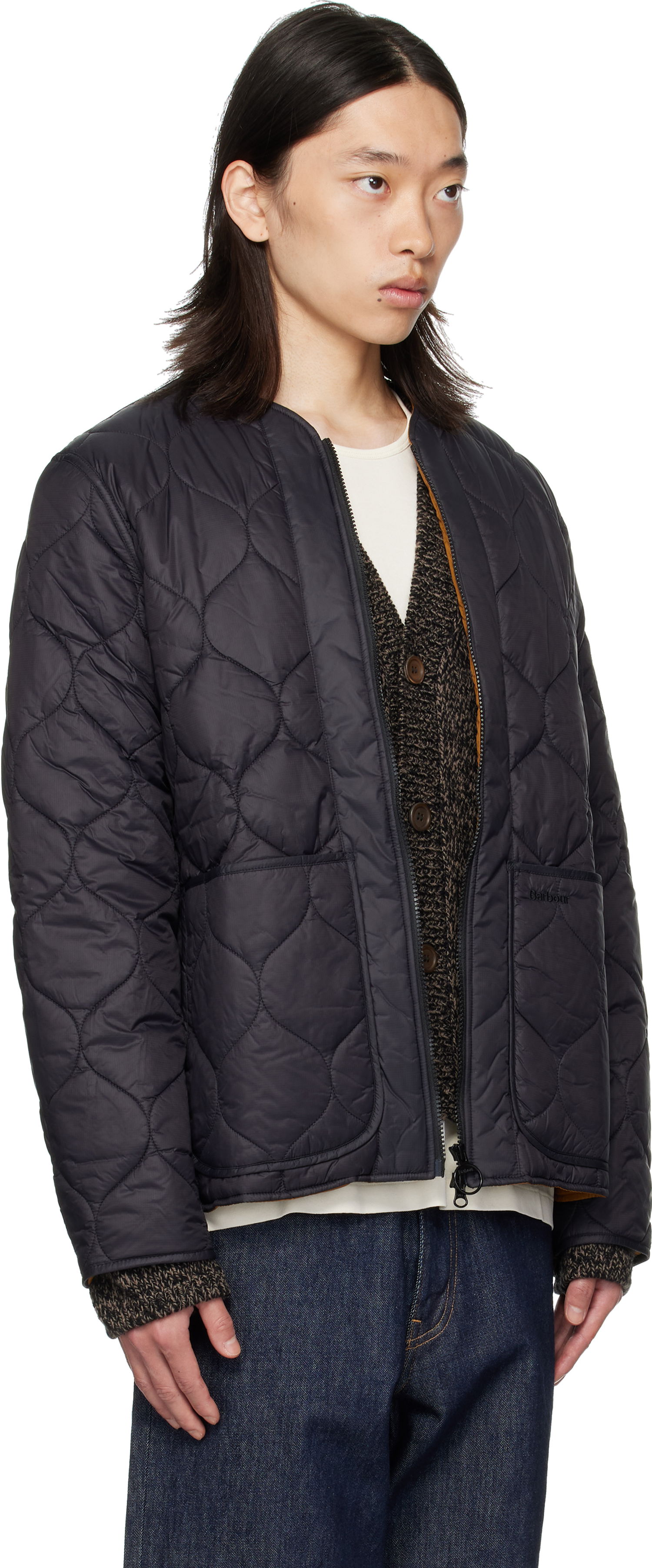 Jakna Barbour Barbour Re-Engineered Utility Liddesdale Quilted Jacket Črna | MQU1856BK11, 1