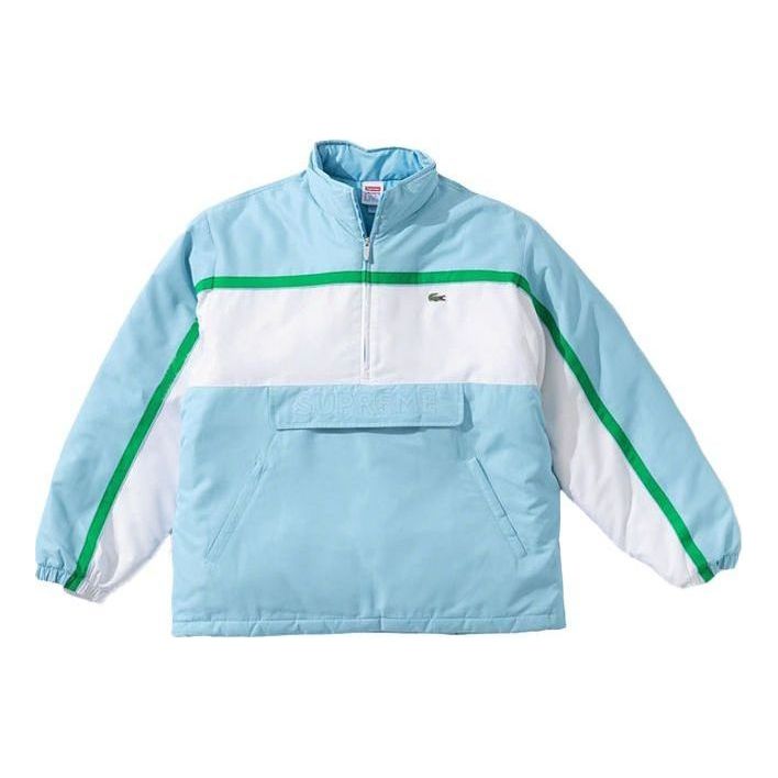 Vetrovka Supreme Supreme x Lacoste Half Zip Pullover Modra | SUP-FW19-547