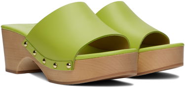 Oblačila Aeyde Aeyde Bobbie Platform Clogs Zelena | A11-HS-ODSD55BL-123-982-007, 3