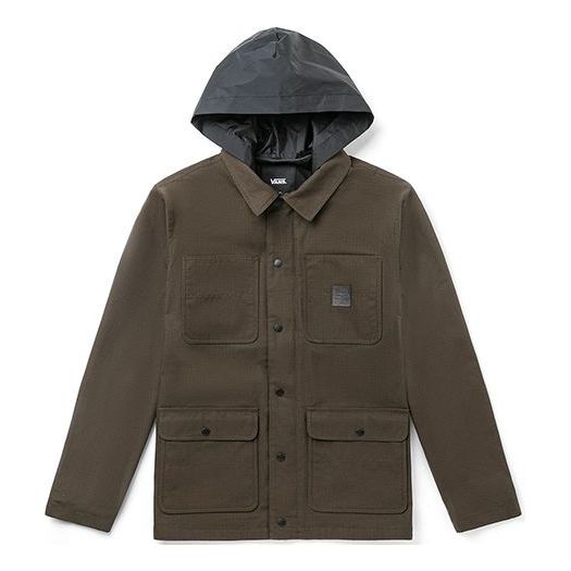 Dežni plašč Vans Vans Cargo Hooded Jacket Zelena | VN0A456ZTT5