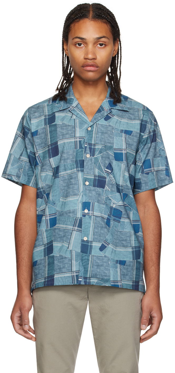 Srajce Paul Smith PS Paul Smith Scarf Collection Shirt Modra | M2R-695U-L21835