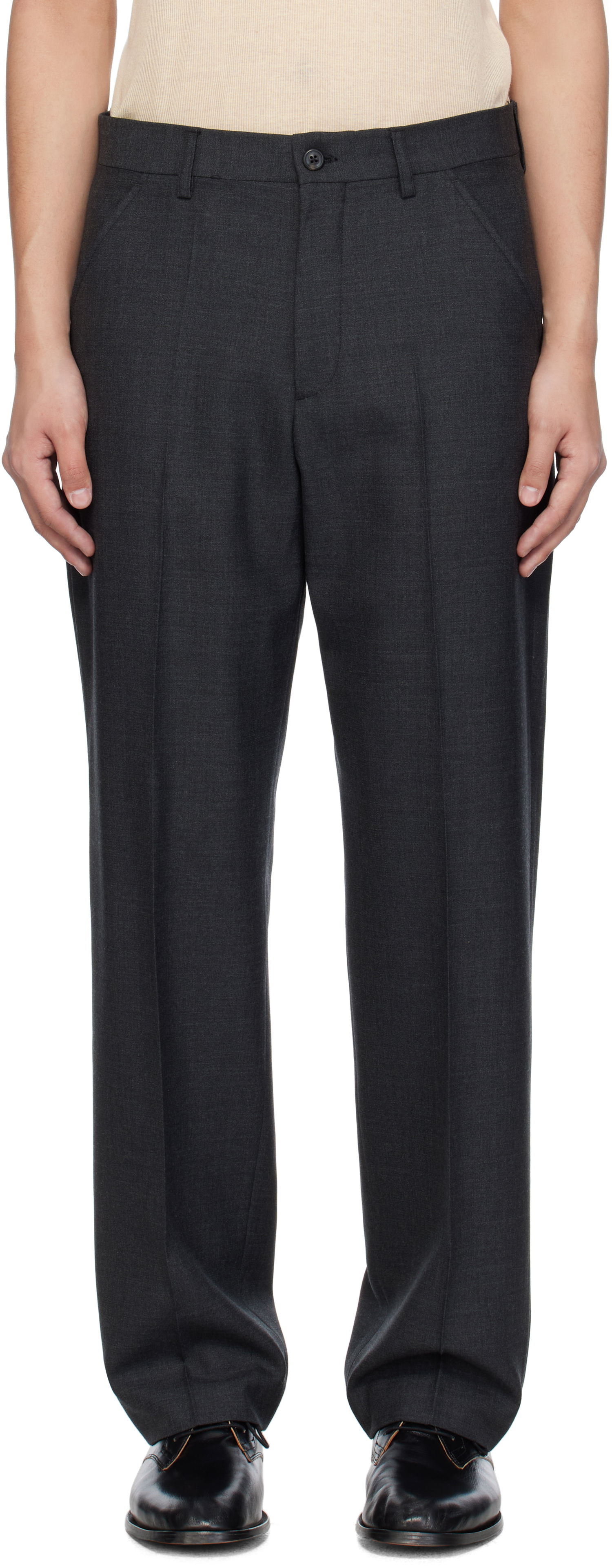 Hlače OUR LEGACY OUR LEGACY Chino 22 Trousers Siva | M2254CP, 0