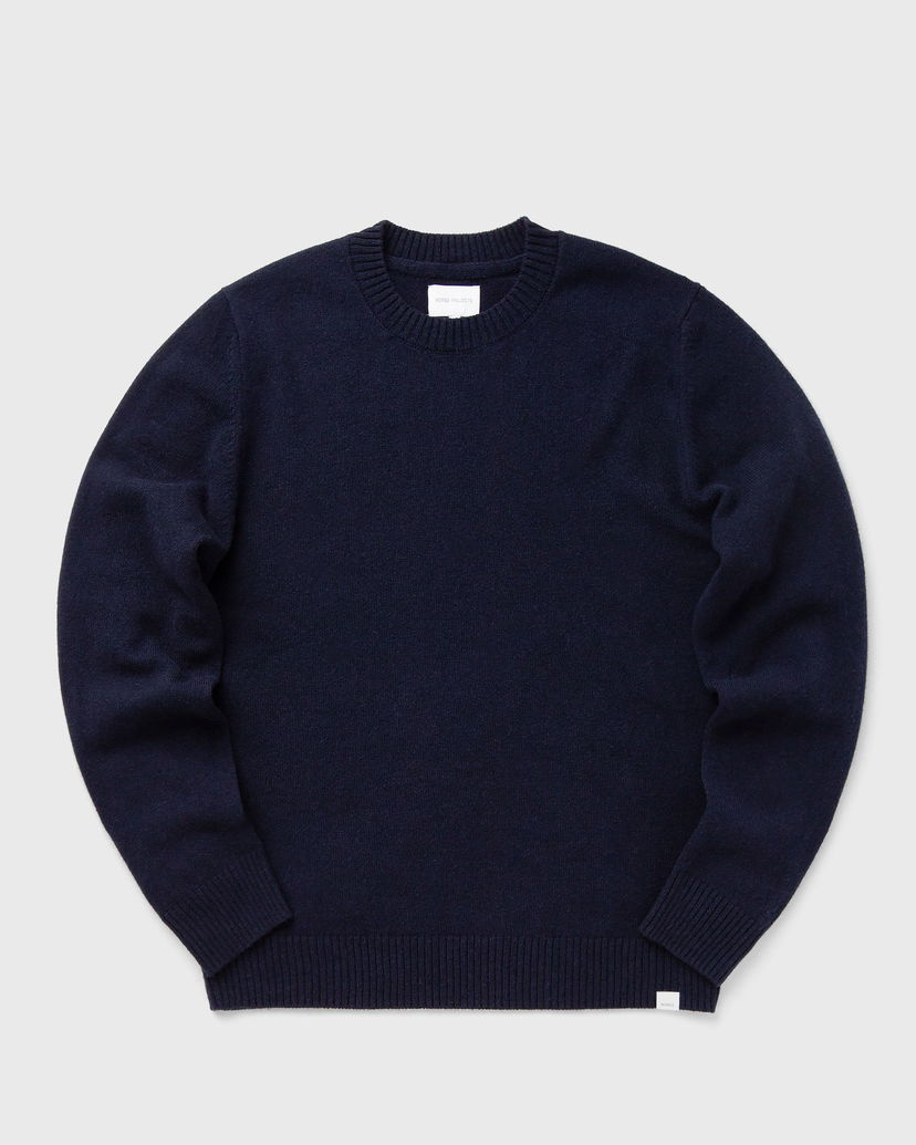 Pleteni pulover NORSE PROJECTS Standard Merino Lambswool Sweater Mornarica | N45-0620-7004