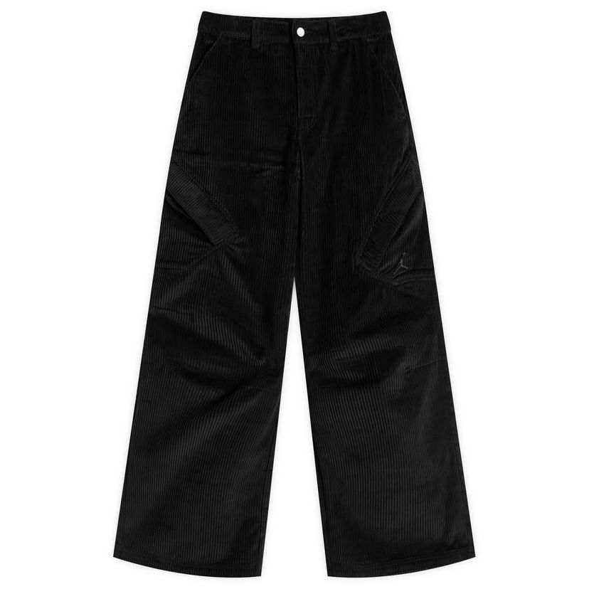 Cargo hlače Jordan Jordan Flight Chicago Corduroy Wide Leg Cargo Pants Črna | HV0346-010