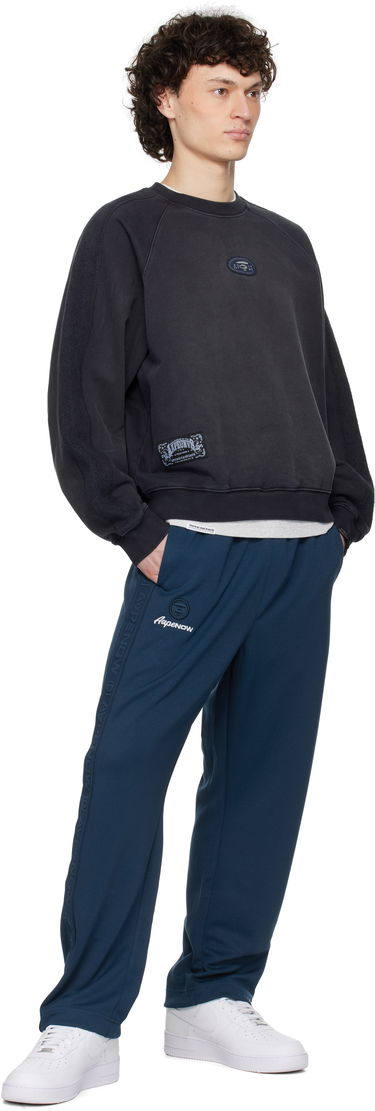 Pleteni pulover AAPE by A Bathing Ape AAPE by A Bathing Ape Main Crewneck Sweatshirt Črna | AAPSWMC320XXNBKL, 3