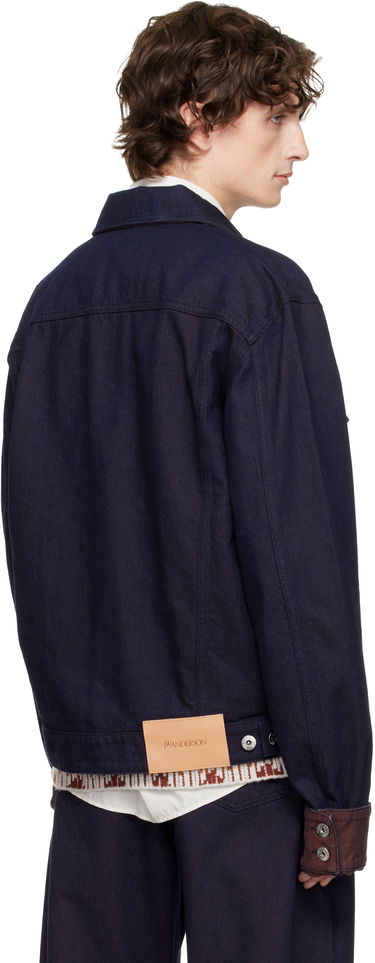 Jakna JW Anderson JW Anderson Turn Up Cuff Denim Jacket Mornarica | DJ0044-PG1836, 2
