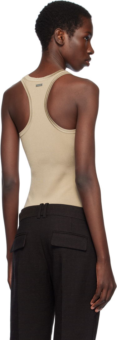 Majica brez rokavov FERRAGAMO Ferragamo Knitted Bodysuit Bež | 783140, 2