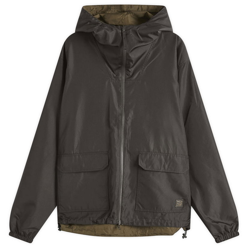 Vetrovka TAION Reversible Parka Jacket Črna | TAION-R106WZNDML-1-BLK