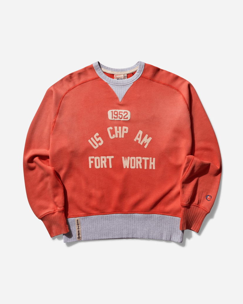 Pleteni pulover Champion 50s Saddle Crewneck Sweatshirt Oranžna | 221095 OS062