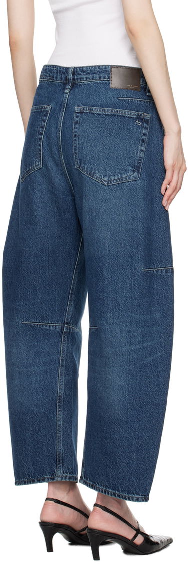 Kavbojke rag & bone Barrel Leg Jeans Modra | WDD24P2994AZTE, 2