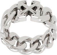 Chain Ring with Arrow Accent