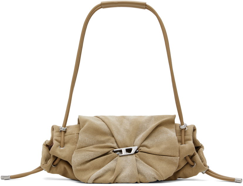 Torbica Diesel Diesel Scrunch-D Shoulder Bag Bež | X10331 PR555