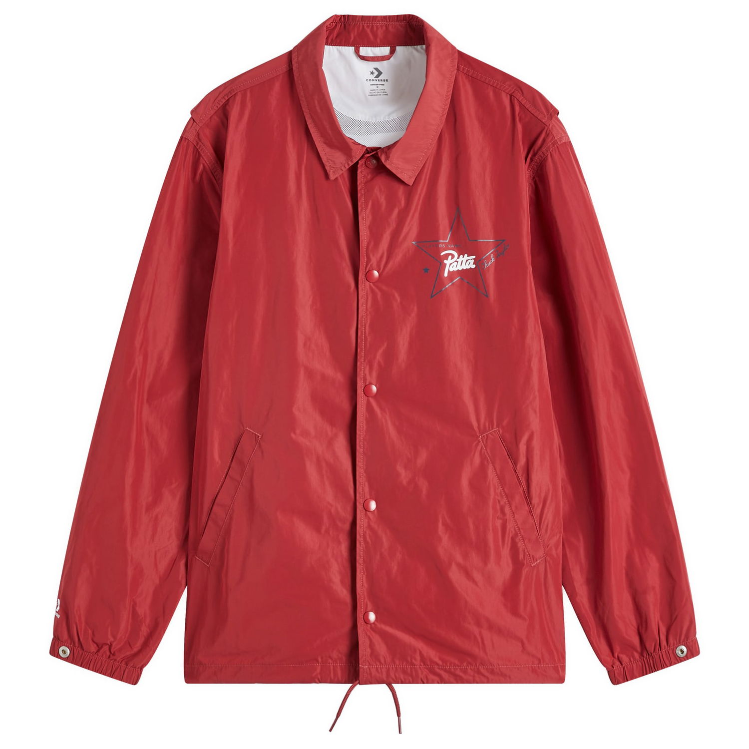 Vetrovka Converse Andover Patta Red Jacket Rdeča | 10028294-A01, 1