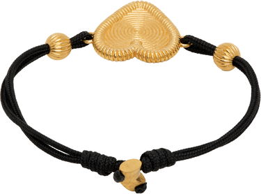 Zapestnica Valentino Valentino Garavani Fil Perdu Gold-Tone Heart Cord Bracelet Kovinski | 6W0J0Z58CHY, 1