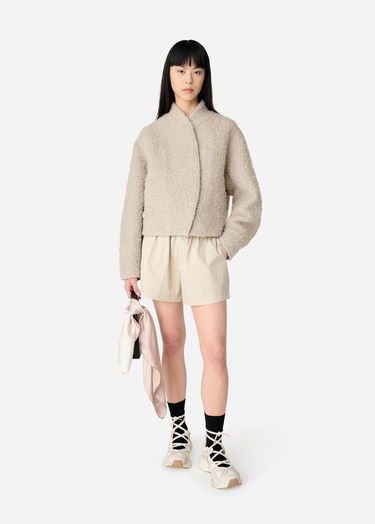 Bomber jakna AXEL ARIGATO Textured Cropped Jacket Bež | A3052001, 4