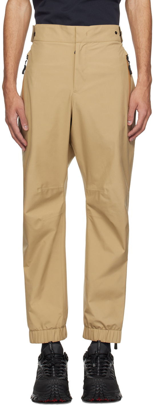 Hlače Moncler Drawstring Trousers Bež | J10972A0000354AL5