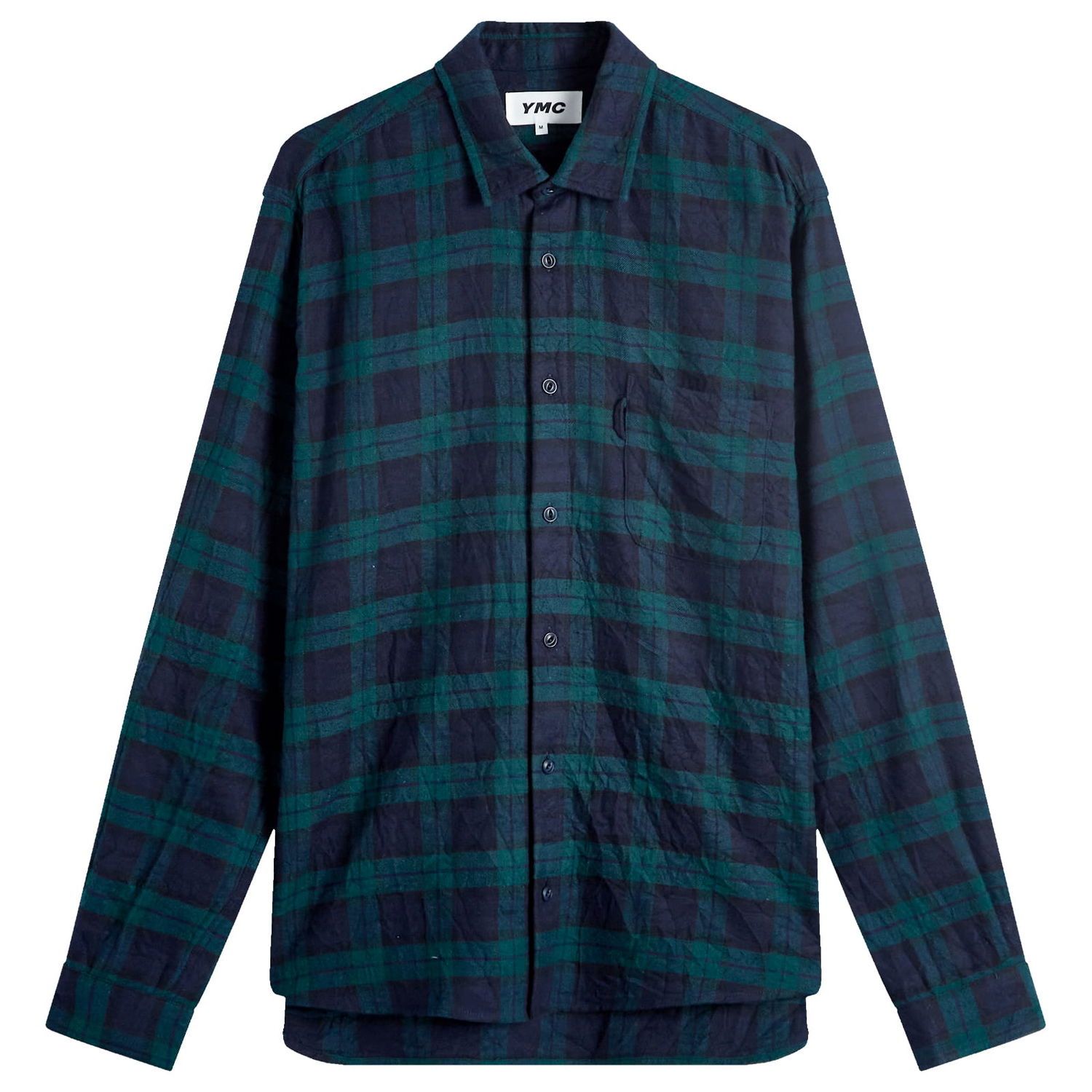 Srajce YMC Curtis Check Shirt Zelena | P2XMI-40, 1