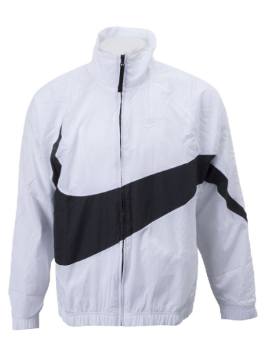 Jakna Nike Big Swoosh Woven Statement Jacket White Bela | AR3133-100
