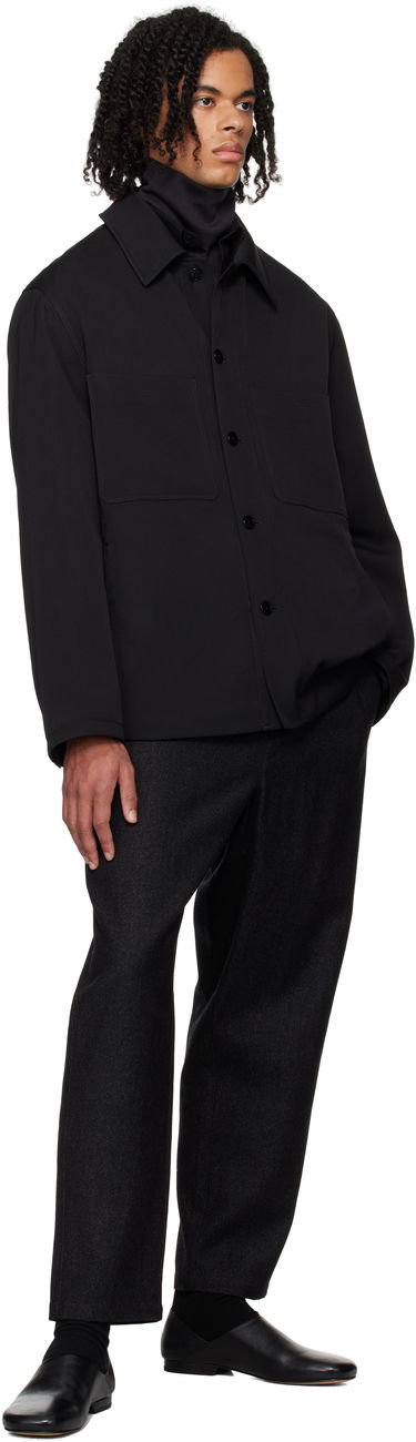 Srajce LEMAIRE Lemaire Wadded Facing Jacket Črna | OW1097 LF1317, 3