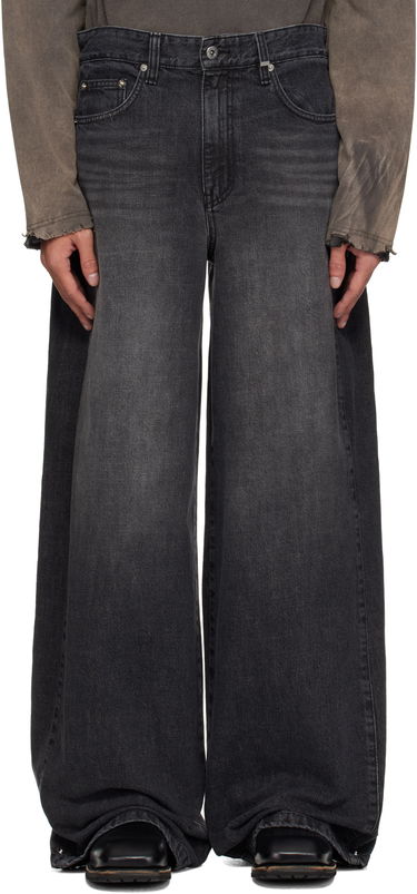 Kavbojke We11done We11done Tuck Detail Jeans Črna | WD-DP1-25-358-M-BK, 0