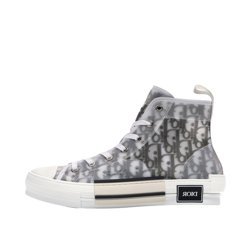 Superge in čevlji Dior High Top Logo Oblique Bela | 3SH118YJP_H069 / 3SH118YJPT00480H069