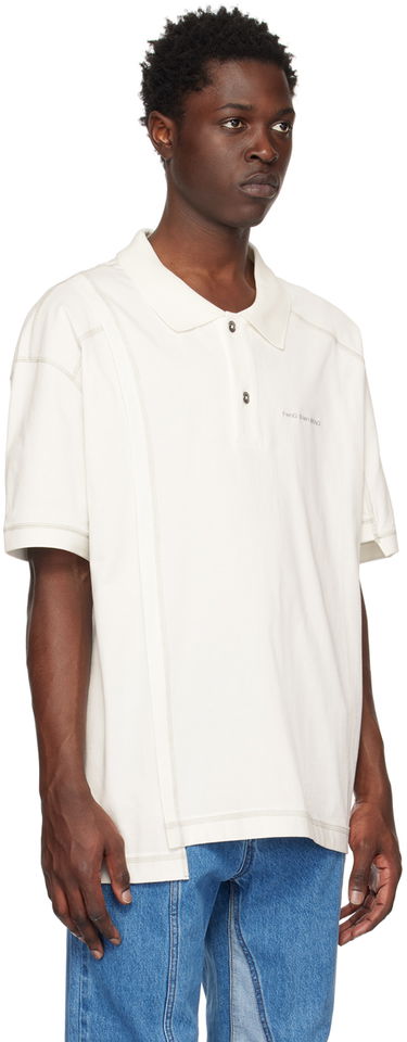 Polo majica Feng Chen Wang Feng Chen Wang Embroidered Polo Bela | FUS15PL03, 1