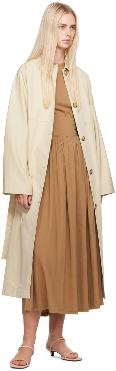 Trenčkot TOTEME Tumbled Trench Coat Bež | 243-WRO0127-FB0197, 3