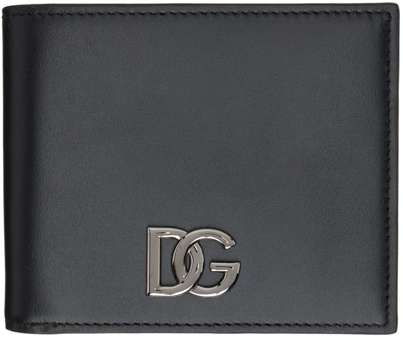 Denarnica Dolce & Gabbana Black Calfskin Wallet Črna | BP3102AW576