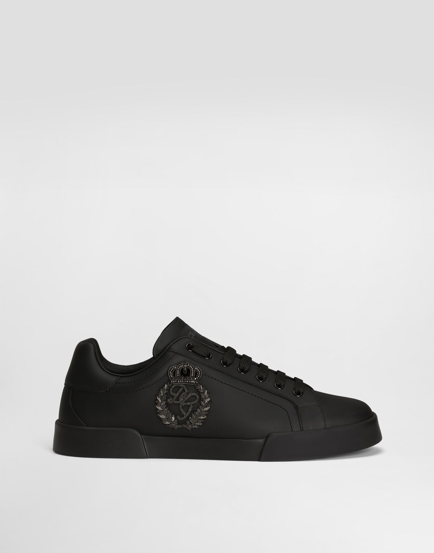 Superge in čevlji Dolce & Gabbana Portofino Light Strobel Calfskin Črna | CS2330A014180999, 0