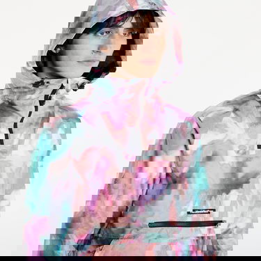 Jakna Horsefeathers Fiora Swirl Print Hooded Anorak Jacket Večbarvna | OW230A, 1