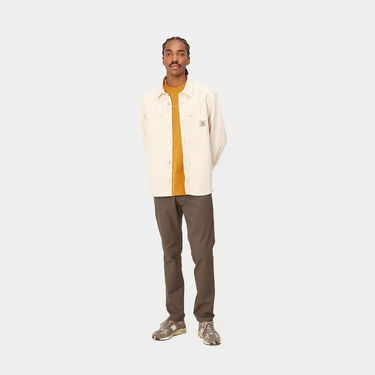 Hlače Carhartt WIP Sid Pant "Barista rinsed" Rjava | I003367_1NI_02, 2