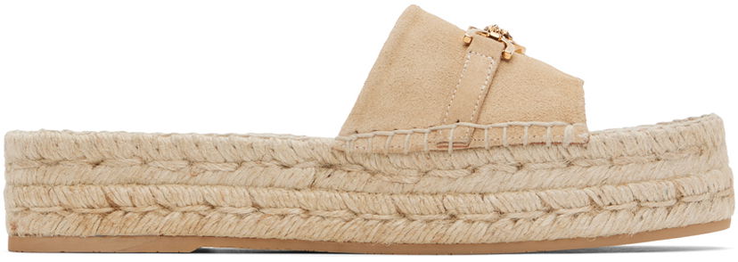Modni dodatki Versace Versace Medusa '95 Espadrille Sandals Bež | 1016050_1A11411_1KF9V