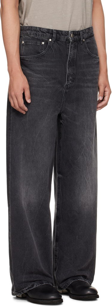 Kavbojke Han Kjøbenhavn Han Kjobenhavn Baggy Jeans Črna | M-134348, 4