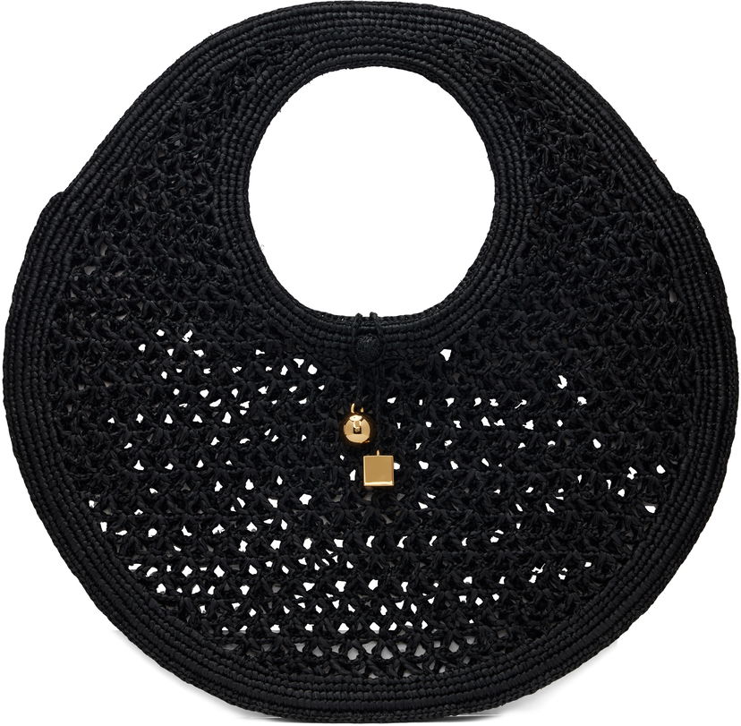 Tote bag Jacquemus Round Tote Črna | 24H243BA387-3219