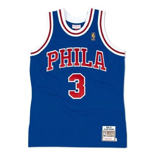 Dres Mitchell & Ness Mitchell & Ness Philadelphia 76ers Jersey Modra | AJY4GS18100-P76ROYA96AIV