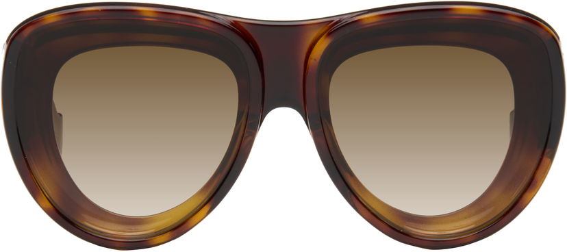 Sončna očala Loewe Loewe Aviator Sunglasses Rjava | LW40170UM6152F 840126861433