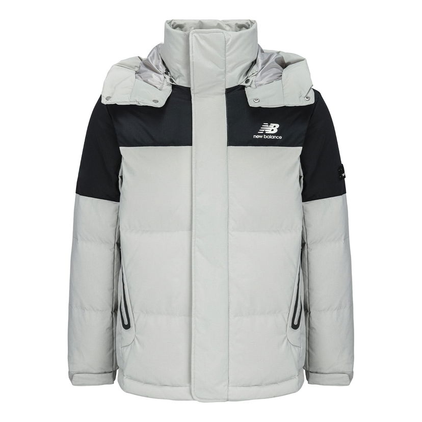 Puhovka New Balance Classic Down Winter Jacket Siva | AMJ14323-ARF
