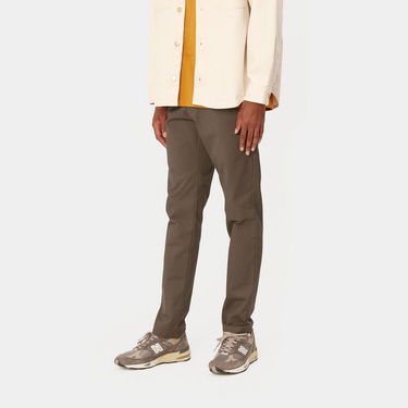 Hlače Carhartt WIP Sid Pant "Barista rinsed" Rjava | I003367_1NI_02, 4