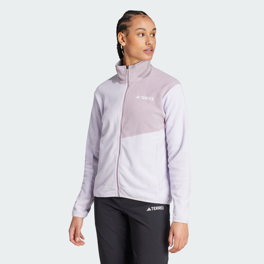 Jakna adidas Performance Terrex Multi Full-Zip Fleece Bela | IZ3298, 0