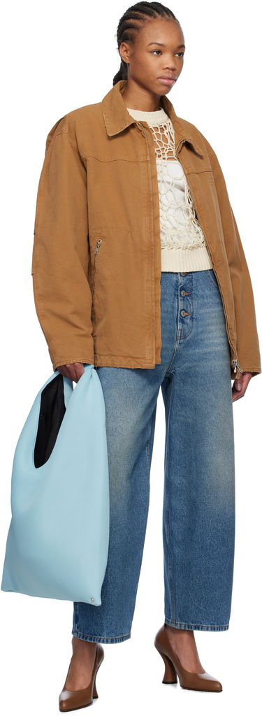 Jakna Maison Margiela MM6 Maison Margiela Canvas Jacket Rjava | SH0AM0048 M35249, 3