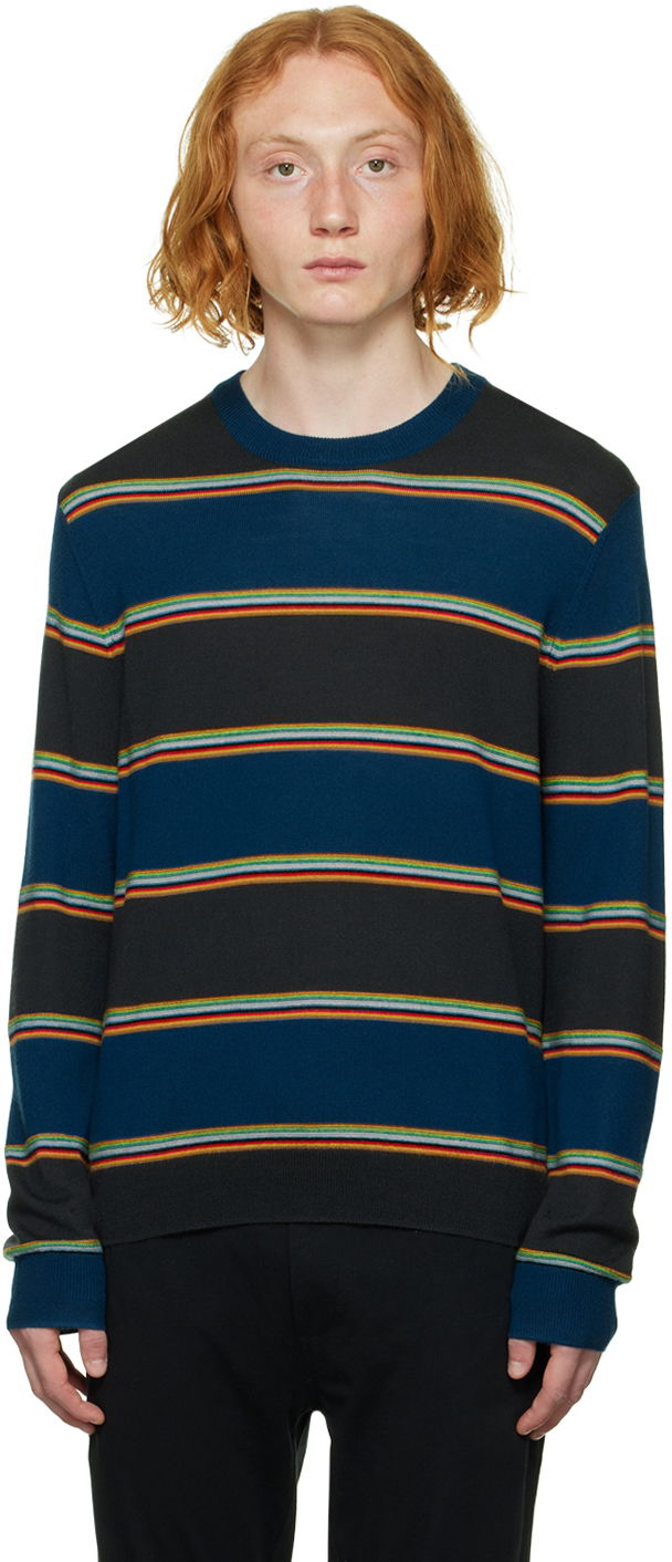 Pleteni pulover Paul Smith Paul Smith Striped Sweater Večbarvna | M1R-567X-J01793