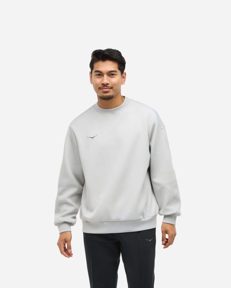 Pleteni pulover Hoka One One Kaitoro Knit Crew Sweatshirt Siva | 1164310-SRDS